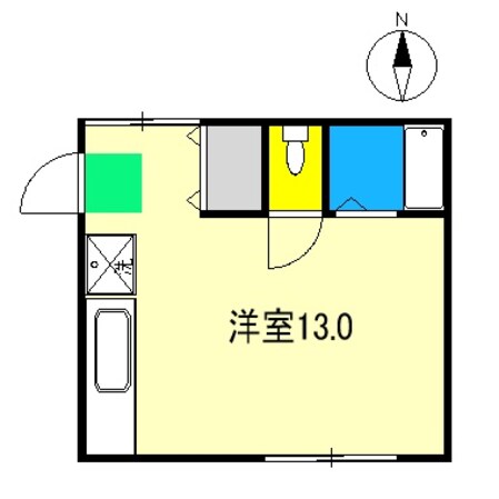 ハウスミンクル B棟の物件間取画像